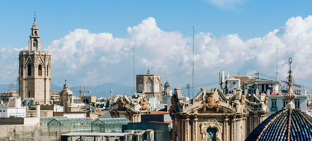 Vista de la ciudad de Valencia 